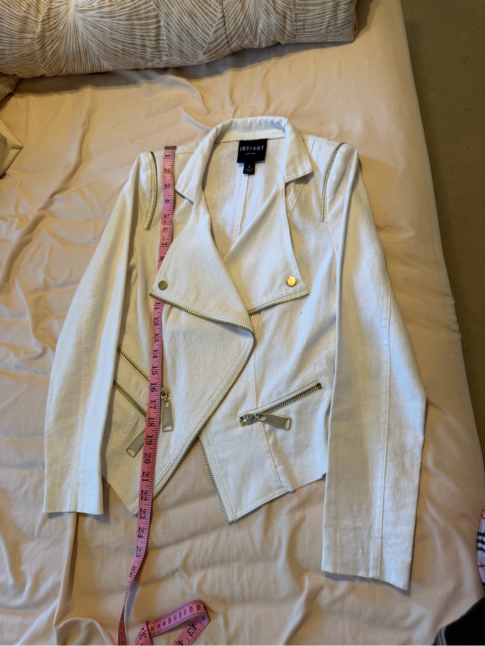 Off White Moto Jacket